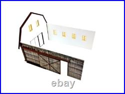 G Scale 122.5 Train Depot Hangar Diorama Kit Railway Engine Shed Building