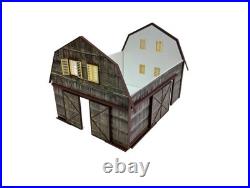 G Scale 122.5 Train Depot Hangar Diorama Kit Railway Engine Shed Building