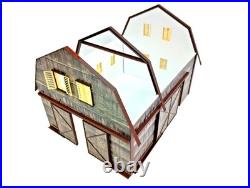 G Scale 122.5 Train Depot Hangar Diorama Kit Railway Engine Shed Building