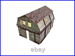 G Scale 122.5 Train Depot Hangar Diorama Kit Railway Engine Shed Building