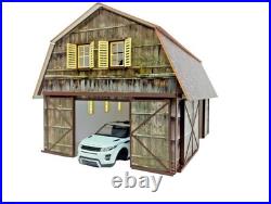 G Scale 122.5 Train Depot Hangar Diorama Kit Railway Engine Shed Building