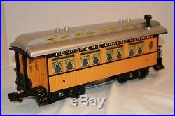 G Scale Aristocraft Train Locomotive, Tender and Passenger Cars set