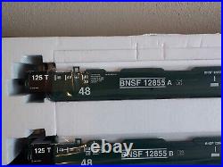 G Scale BNSF Intermodal 5 Unit Set (no containers) USA Trains LGB MTH Read Desc