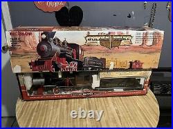 G Scale Bachmann Union Pacific Golden Spike 4-6-0 Steam Train Set UNTESTED #2