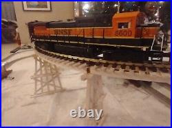 G Scale Christmas Train Trestle REDWOOD 12 Full Set Up For LGB USA PIKO Mth