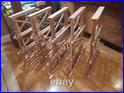 G Scale Double Wide LGB USA MTH Lionel Model Train REDWOOD Trestle 18 SET of 10