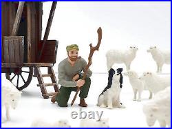 G Scale Figures Iberplace 40004 Shepherd with Car Model Set G Scale Figures Iberplace 40004 Shepherd with Car Model Set