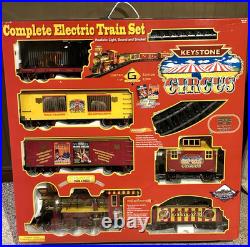 G Scale Keystone Circus Electric Train Set Limited 1 of 2,500 New Sealed
