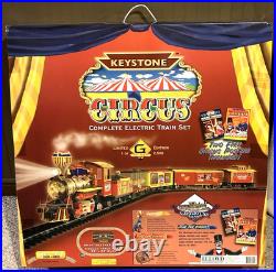 G Scale Keystone Circus Electric Train Set Limited 1 of 2,500 New Sealed