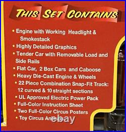 G Scale Keystone Circus Electric Train Set Limited 1 of 2,500 New Sealed