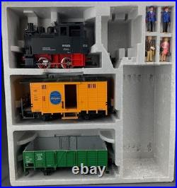 G Scale LGB Freight Set, DR #995001 Steam Locomotive & Two Cars G1024