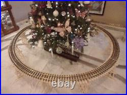 G Scale Model Train Christmas Trestle MAPLEWOOD 12 Full Set Up For LGB USA PIKO