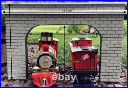 G Scale Model Train Double Track Tunnel Portals Set of 2 Gray Railroad