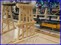 G Scale Model Train Garden Trestle REDWOOD 12 inch Set of 10. Use for LGB Lionel