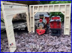 G Scale Model Train Timber Frame Tunnel Portals Double Track Set of 2