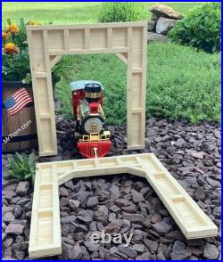 G Scale Model Train Timber Frame Tunnel Portals Set of 2 Garden Railroad