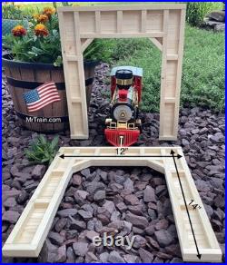 G Scale Model Train Timber Frame Tunnel Portals Set of 2 Garden Railroad