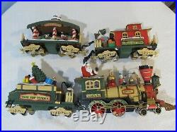 G Scale New Bright Holiday Express Animated Train Set 380 Preowned Tested 1997