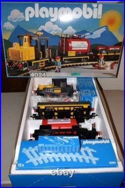 G Scale-PLAYMOBIL 4024 Vulcano Train Set Diesel Switcher Track Transformer EX/LN