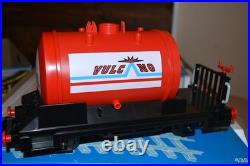 G Scale-PLAYMOBIL 4024 Vulcano Train Set Diesel Switcher Track Transformer EX/LN