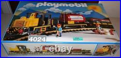 G Scale-PLAYMOBIL 4024 Vulcano Train Set Diesel Switcher Track Transformer EX/LN