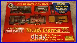 G Scale Sears Express My First Craftsman RC Model Train Set Mint Condition