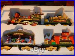 G Scale The Holiday Express Animated Train Set- New Bright- Boxed
