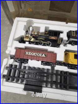 G Scale Train Set with Steam Locomotive, Cars, Track & Station Timberwolf & G Scale Train Set with Steam Locomotive, Cars, Track & Station Timberwolf &