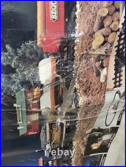 G Scale Train Set with Steam Locomotive, Cars, Track & Station Timberwolf & G Scale Train Set with Steam Locomotive, Cars, Track & Station Timberwolf &