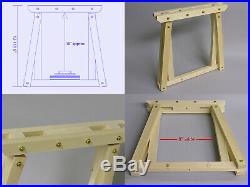 G-Scale Trestle-Mounted Train Layout Support Set