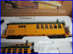 G scale Bachmann Big Haulers Gold Hill Express Complete Train set lighted smoke