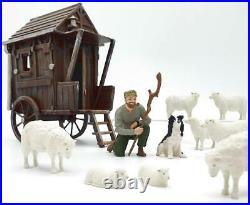 G scale Figures Iberplace 40004 Pastor With Car Set Model