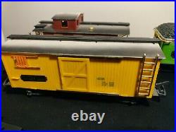 G scale Great American Express 1987 New Brite train set plus track and remote