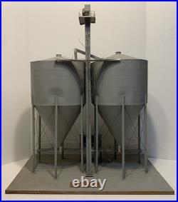 G-scale Large Grain Elevator Set, Used, Custom Made