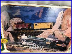 Genuine Vintage New Bright Electric RailKing Large G scale train set 375