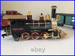 Gold Rush Express G-Scale Train Set By New Bright No. 186, Large and Rare