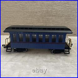 GreatLand Holiday Express Train G Scale Blue New Bright Christmas Complete WORKS