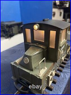 HLW Hartland Diesel US Army Train Set G Gauge