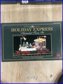 Holiday Express Animated Train Set 380-2 Water Tanker Skating Car Vintage Holiday Express Animated Train Set 380-2 Water Tanker Skating Car Vintage