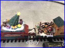 Holiday Express Animated Train Set #385 Rare In Excellent Condition