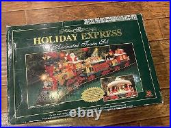 Holiday Express Animated Train Set New Bright 1996 384 G Scale