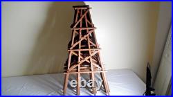 Home Made G scale 13Pieces Wood Trestle Set Used (see details below)