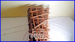 Home Made G scale 13Pieces Wood Trestle Set Used (see details below)