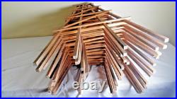 Home Made G scale 13Pieces Wood Trestle Set Used (see details below)