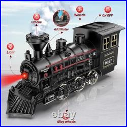 Interactive Kids Christmas Train Set Touch Control with Lights, Sound & Smoke