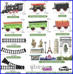 Interactive Kids Train Set with Light & Sound Perfect Gift for Young Explorers