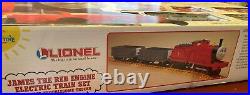 James the Red Engine Lionel Electric Train Set with2 Troublesome Trucks