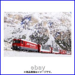 KATO 10-2026 N Scale Glacier Express Basic Set 3 Cars RhB Swiss Train Model