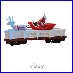 Kalamazoo G Scale Santa's Express Christmas Train Set With Broken Smoke Stack