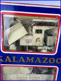 Kalamazoo G Scale Santa's Express Holiday Christmas Train Set with Controller